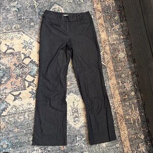 LOFT Women's Dark wide Leg Trouser Jeans